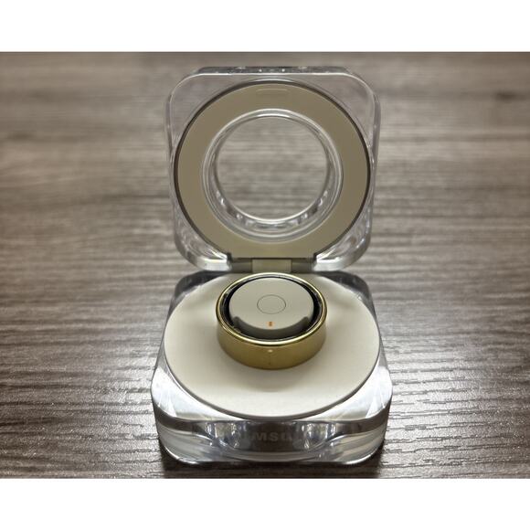 Samsung Galaxy Ring Titanium Gold SM-Q509 AI Smart Ring Size 9